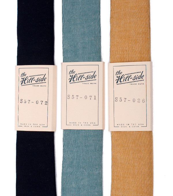 Teal Chambray Tie