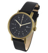 VOID - V03 Watch in Brass with Black Leather Strap